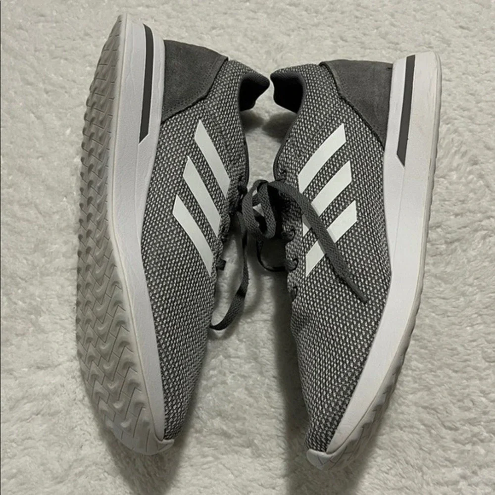 Adidas Lite Racer Sneakers Mens Size 12 Gray Athletic‎ B96555 Mesh Running Shoes
